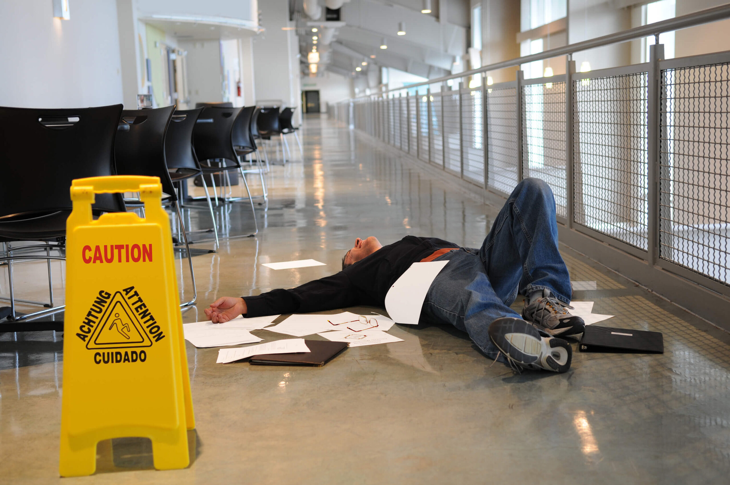 Man-Fallen-On-Wet-Floor
